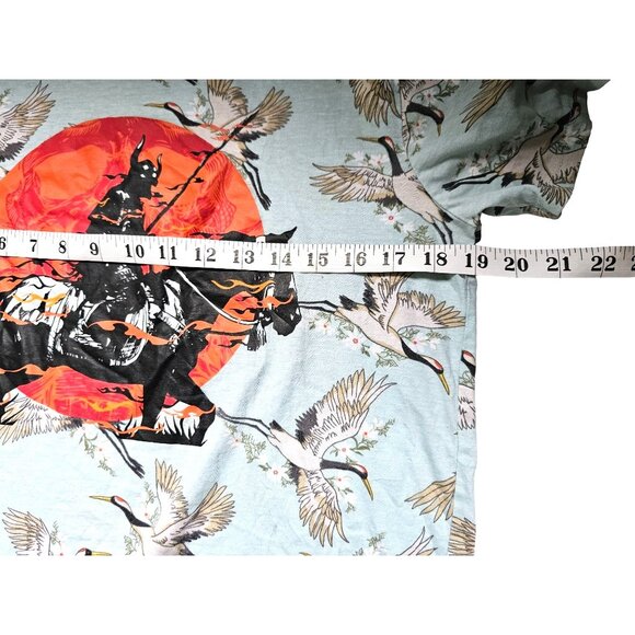 Original Gravity Men's Short Sleeve Cotton T-shirt Samurai Bird Small S - Picture 5 of 6